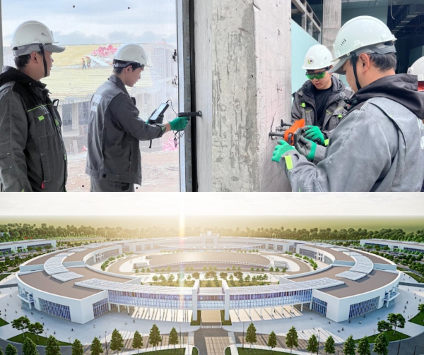 На строительстве нового Ошского рынка проверено качество конструкционных материалов