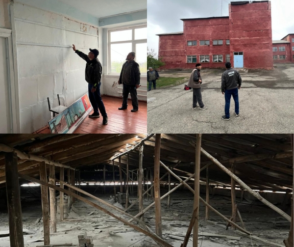 Ош: Проведено инженерное обследование здания школы №41